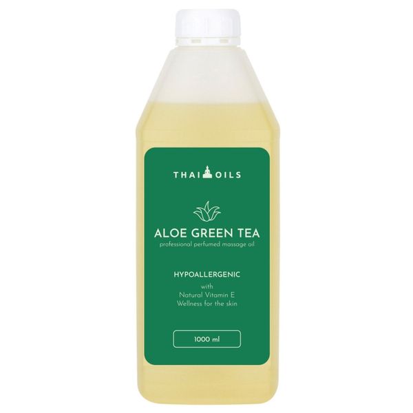 Масажна олія Aloe Green Tea 1л MS_aloe_green_tea_1l фото