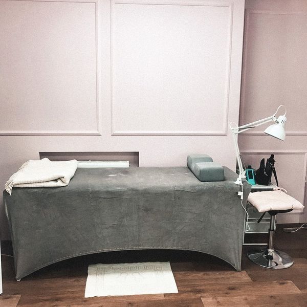 Захисний чохол на кушетку до ніжок плюш-велюр ART_chehol_nog_180_60 фото