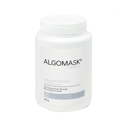 Альгинатная маска для контура глаз Eye Contour Peel off mask Rice & Apricot seeds, Algomask AL_SETF22_200 фото