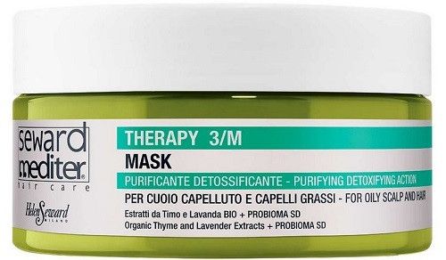 Очищаюча маска-детокс для жирного волосся та шкіри голови Therapy Mask 3/M Seward Mediter HS_1341 фото