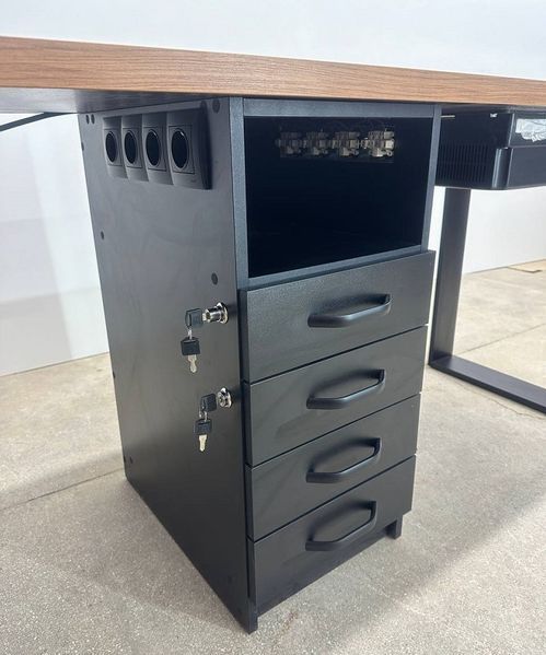 Стол маникюрный Mark с вытяжкой SM-500&nbsp;black MK_SM_500_12 фото