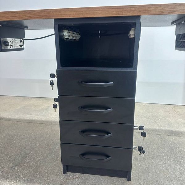 Стол маникюрный Mark с вытяжкой SM-500&nbsp;black MK_SM_500_12 фото