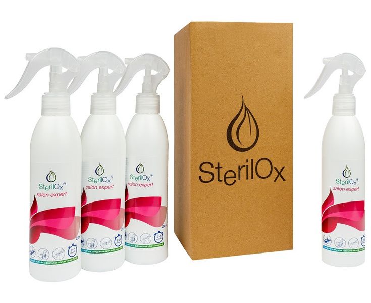 Дезинфектор органический Sterilox salon expert 250 мл (4 штуки) SX_sterilox_250*4 фото