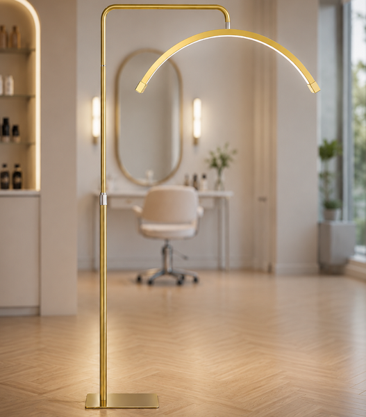 Бестеневая Led лампа для бьюти мастера Smart Moon Light HD-M6X, 50 Вт, золотая VVB_hd_m6x_g фото