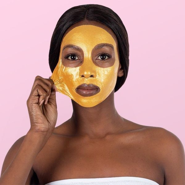 Альгинатная золотая маска с жемчугом Face Mask Pearl & Gold, Algomask AL_EG8_200 фото