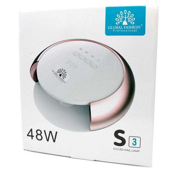 Лампа для манікюру LED/UV Global Fashion S3, 48 W GF_s3 фото