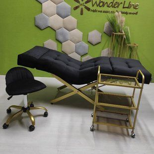 Комплект мебели для лашмейкеров и бровистов Tertio Gold 101 SB_kushetka_komplekt_101 фото