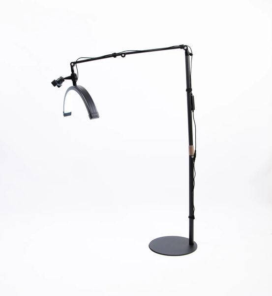 Бестеневая Led лампа для бьюти мастера универсальная HD-M2X 20W диск black KV_HD_M2X_db фото