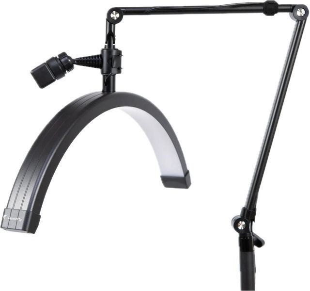 Бестеневая Led лампа для бьюти мастера универсальная HD-M2X 20W диск black KV_HD_M2X_db фото
