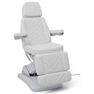 Косметологическая электрическая кушетка Aura с LED-подсветкой (3 мотора), white FRG_aura фото