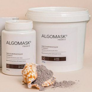 Омолоджуюча альгінатна маска для обличчя Rejuvenating Peel off mask Cocoa, Algomask AL_SETF28_200 фото