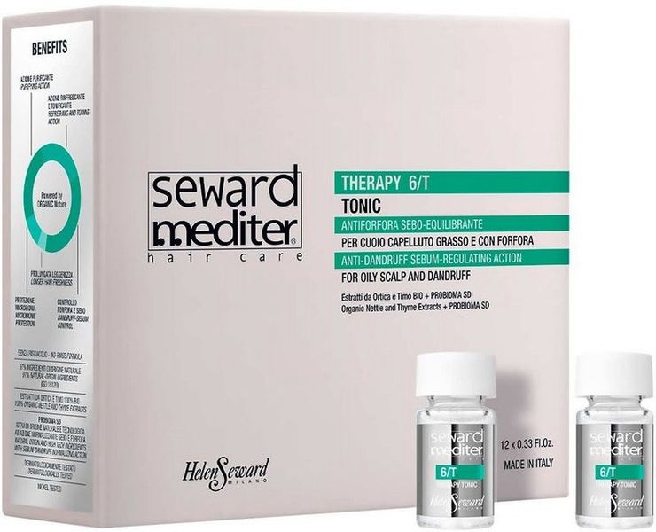 Себонормализующий тоник против перхоти для жирной кожи головы Therapy Tonic 6/T Seward Mediter HS_1339 фото