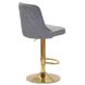 Стульчик для визажа Adamo velor Gold DO_FM_15092 фото 3