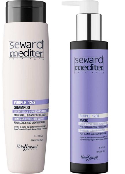 Шампунь Блиск та корекція кольору Purple Shampoo 12/S Seward Mediter HS_1320 фото