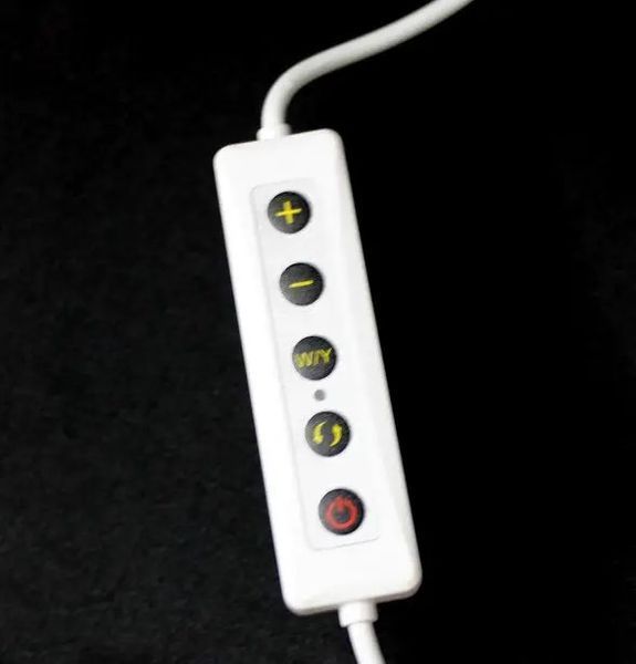 Настільна світлодіодна безтіньова Led лампа на струбціні Starlet 9501, 24 Вт, біла VVB_st_9501_w фото
