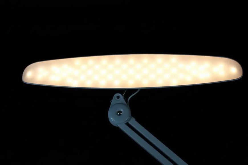 Настільна світлодіодна безтіньова Led лампа на струбціні Starlet 9501, 24 Вт, біла VVB_st_9501_w фото