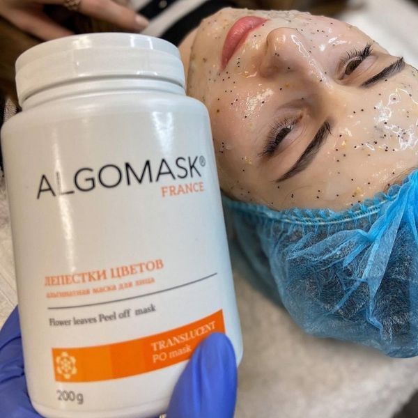 Альгинатная маска Лепестки Цветов Floral leaves Peel-off Mask, Algomask AL_SETF45_200 фото