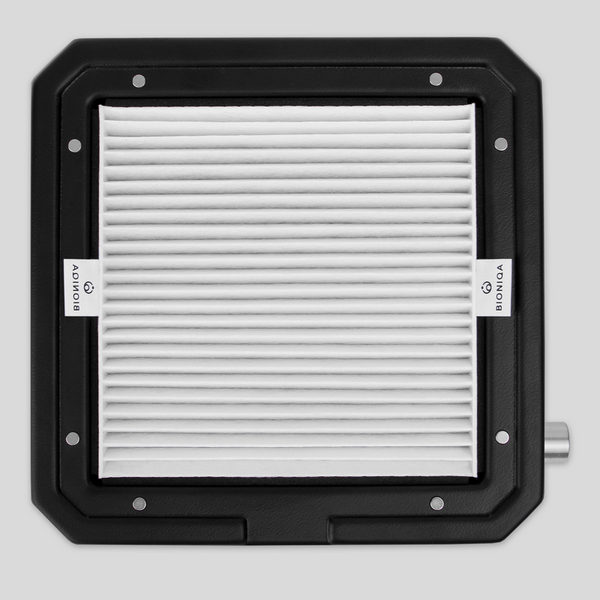 Настольная вытяжка для маникюра с HEPA фильтром Bioniqa Tabletop H V2 Black BQ_H_V2_b фото