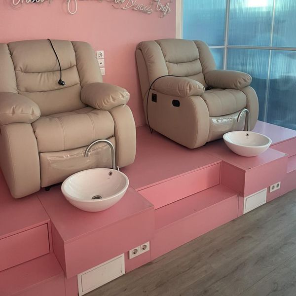 Педикюрне SPA крісло-реклайнер Ontario з електроприводом із 2 моторами DuoLiner KN_ontario_z_e_d_l фото