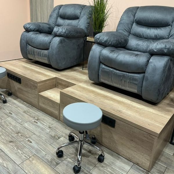 Педикюрне SPA крісло-реклайнер Ontario з електроприводом із 2 моторами DuoLiner KN_ontario_z_e_d_l фото