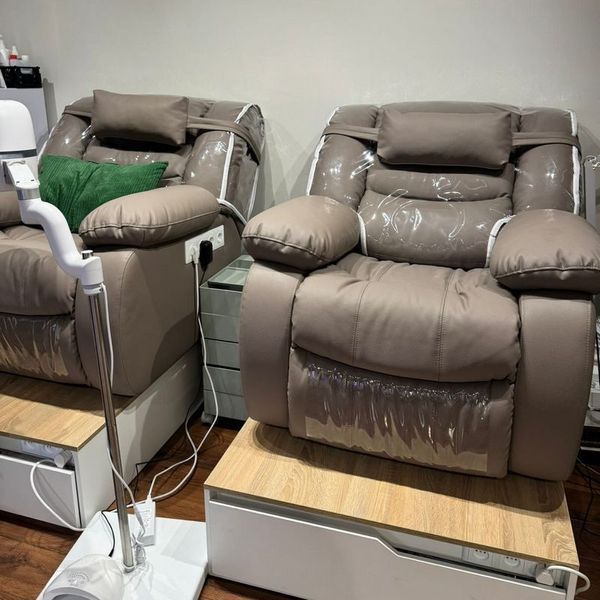 Педикюрне SPA крісло-реклайнер Ontario з електроприводом із 2 моторами DuoLiner KN_ontario_z_e_d_l фото