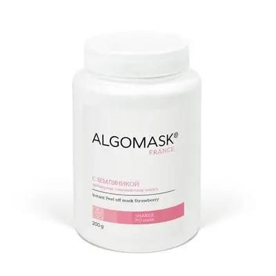 Шейкерная альгинатная маска с земляникой Instant Peel off mask Strawberry, Algomask AL_SETF18_200 фото