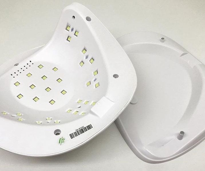 Лампа для манікюру LED+UV Sun X, 54W, біла LED+UV_SunX фото