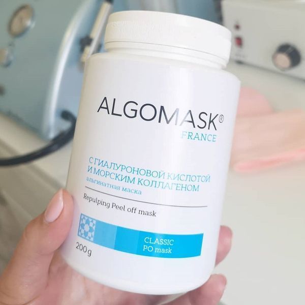 Альгінатна маска з гіалуроновою кислотою та морським колагеном Repulping Peel off mask, Algomask AL_SETF9_200 фото