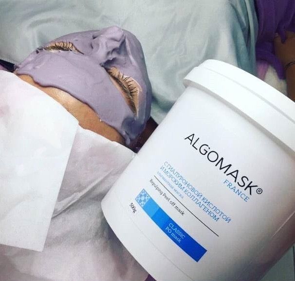 Альгінатна маска з гіалуроновою кислотою та морським колагеном Repulping Peel off mask, Algomask AL_SETF9_200 фото