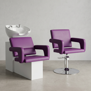 Комплект парикмахерской мебели Flamingo на диске white VM_2019_nk+834_gd фото