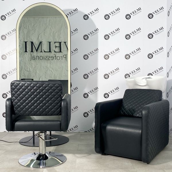 Комплект перукарських меблів Polo Lux Spark Black VM_2039_nk+884_gd+746 фото
