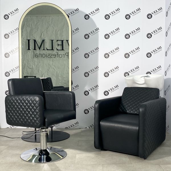Комплект перукарських меблів Polo Lux Spark Black VM_2039_nk+884_gd+746 фото
